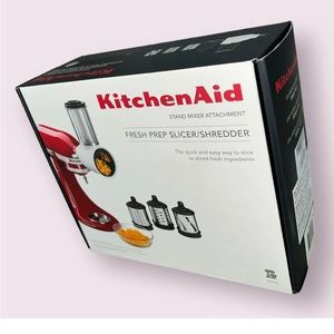 KitchenAid KSMVSA Fresh Prep Shredder Attachment - White NEW